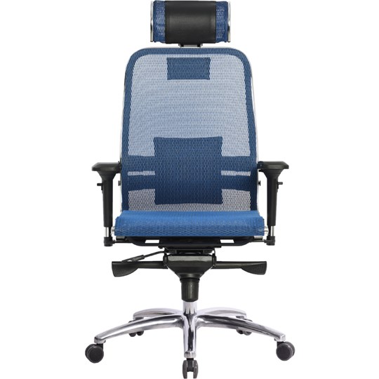 Кресло компьютерное Samurai S-3.04, синий в Чите - изображение 1