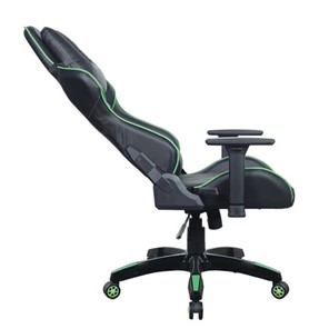 Офисное кресло Brabix GT Carbon GM-120 (две подушки, экокожа, черное/зеленое) 531929 в Чите - предосмотр 4
