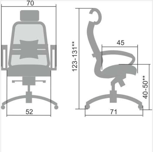 Кресло Samurai S-2.04, серый в Чите - изображение 4
