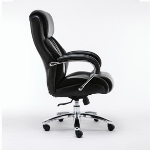 Кресло Brabix Premium Status HD-003 (рециклированная кожа, хром, черное) 531821 в Чите - предосмотр 1