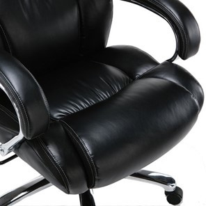 Кресло Brabix Premium Status HD-003 (рециклированная кожа, хром, черное) 531821 в Чите - предосмотр 6
