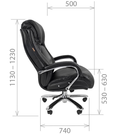 Кресло CHAIRMAN 402, черный в Чите - изображение 2