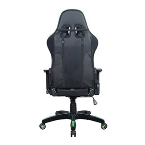 Офисное кресло Brabix GT Carbon GM-120 (две подушки, экокожа, черное/зеленое) 531929 в Чите - предосмотр 3
