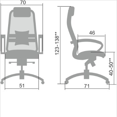 Офисное кресло Samurai SL-1.04, бежевый в Чите - изображение 1