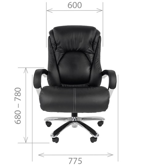 Кресло CHAIRMAN 402, черный в Чите - изображение 1