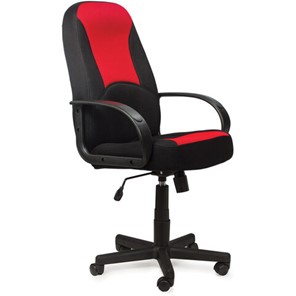 Кресло офисное BRABIX "City EX-512", ткань черная/красная, TW, 531408 в Чите
