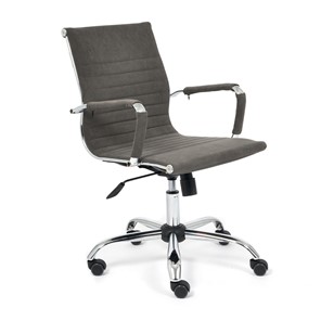 Компьютерное кресло URBAN-LOW флок, серый, арт.14445 в Чите