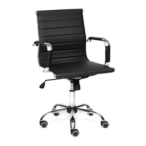 Компьютерное кресло URBAN-LOW кож/зам, черный, арт.14460 в Чите