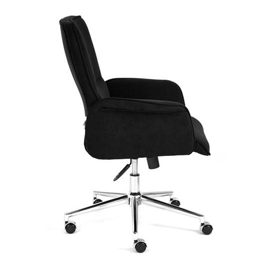 Компьютерное кресло YORK флок, черный, арт.13559 в Чите - изображение 2
