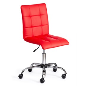 Кресло компьютерное ZERO кож/зам, красный, арт.12448 в Чите