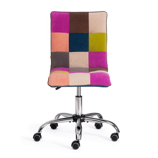 Компьютерное кресло ZERO (спектр) ткань, флок, цветной арт.15370 в Чите - изображение 4