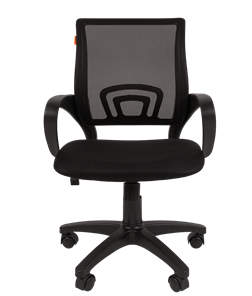 Кресло офисное CHAIRMAN 696 black Сетчатый акрил DW62 черный в Чите - предосмотр 1