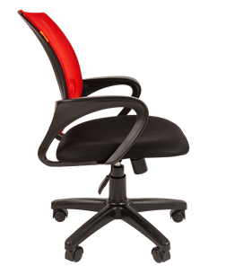 Компьютерное кресло CHAIRMAN 696 black Сетчатый акрил DW69 красный в Чите - предосмотр 1