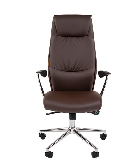 Офисное кресло CHAIRMAN Vista Экокожа премиум коричневая (vista) в Чите - изображение 3