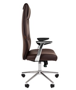 Офисное кресло CHAIRMAN Vista Экокожа премиум коричневая (vista) в Чите - предосмотр 4