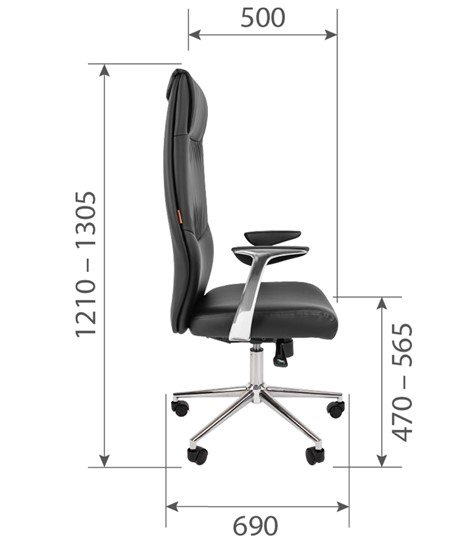 Офисное кресло CHAIRMAN Vista Экокожа премиум коричневая (vista) в Чите - изображение 6