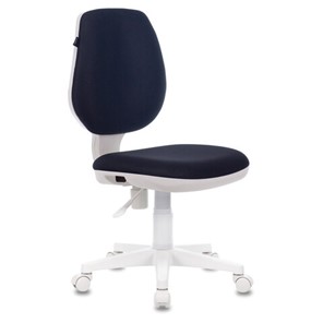 Офисное кресло BRABIX "Fancy MG-201W", без подлокотников, пластик белый, серое, 532412, MG-201W_532412 в Чите