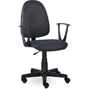 Кресло офисное Brabix Prestige Start MG-312 (эргономичная спинка, ткань, серое) 531923 в Чите - предосмотр