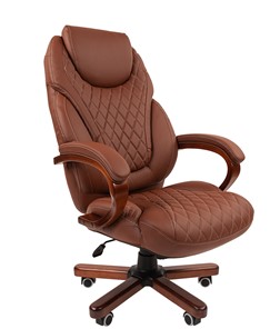 Компьютерное кресло CHAIRMAN 406, коричневый в Чите