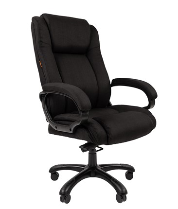 Кресло компьютерное CHAIRMAN 410 Акриловая ткань SX Черный в Чите - изображение