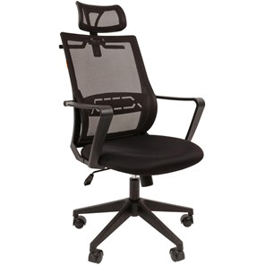 Офисное кресло CHAIRMAN 545 сетка/ткань черный в Чите