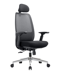 Кресло компьютерное CHAIRMAN 581 Сетчатый акрил черный / Полиэстер черный в Чите - предосмотр