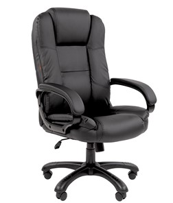 Кресло офисное CHAIRMAN 600 экокожа черная в Чите