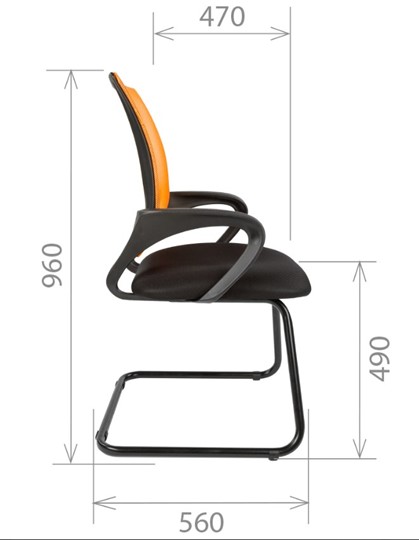 Кресло CHAIRMAN 696V, TW-01, цвет черный в Чите - изображение 3