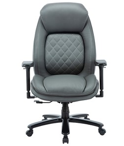 Кресло офисное CHAIRMAN CH403, серый, эко кожа в Чите - предосмотр 1