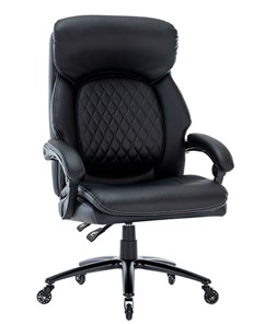 Кресло компьютерное CHAIRMAN CH412 эко кожа черная в Чите