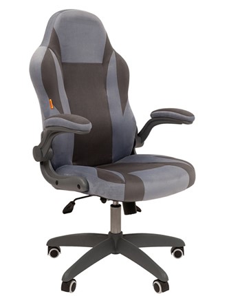 Офисное кресло CHAIRMAN Game 55 цвет TW голубой/серый в Чите - изображение