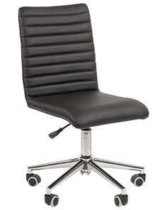 Офисное кресло CHAIRMAN 020, черное экокожа в Чите