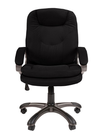 Офисное кресло CHAIRMAN HOME 668, велюр черное в Чите - изображение 3
