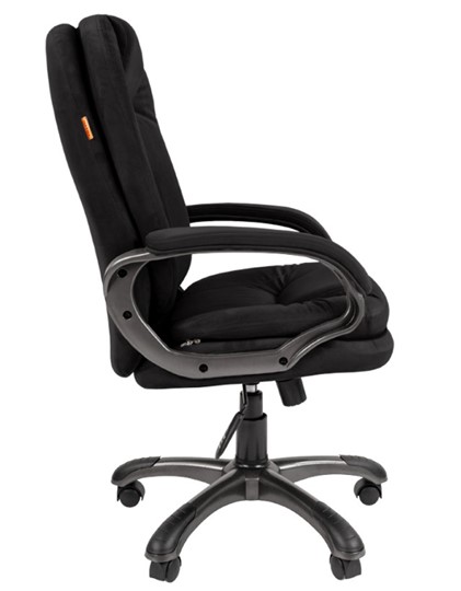 Офисное кресло CHAIRMAN HOME 668, велюр черное в Чите - изображение 4