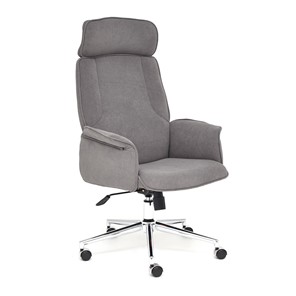 Офисное кресло CHARM флок, серый, 29 арт.13910 в Чите