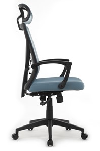 Кресло компьютерное Design OLIVER W-203 AC, Синий в Чите - предосмотр 1