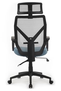 Кресло компьютерное Design OLIVER W-203 AC, Синий в Чите - предосмотр 3