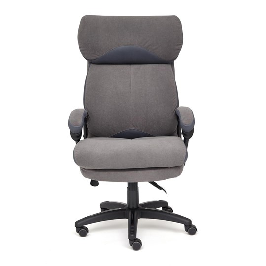 Компьютерное кресло DUKE флок/ткань, серый/серый, 29/TW-12 арт.14039 в Чите - изображение 1