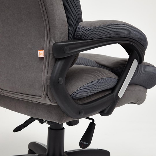 Компьютерное кресло DUKE флок/ткань, серый/серый, 29/TW-12 арт.14039 в Чите - изображение 19