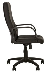 Компьютерное кресло MANAGER (PL64) экокожа ECO-30, черная в Чите - предосмотр 2