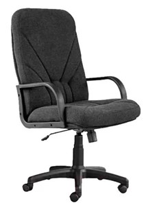 Кресло офисное MANAGER (PL64) ткань CAGLIARI C-38 серый в Чите