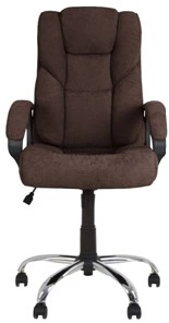 Кресло офисное MORFEO (CHR68) ткань SORO-28, коричневая в Чите