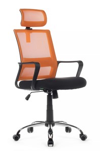 Кресло офисное RCH 1029HB, черный/оранжевый в Чите - предосмотр