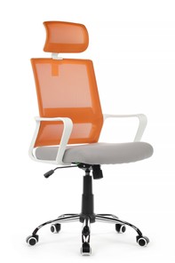 Кресло офисное RCH 1029HW, серый/оранжевый в Чите