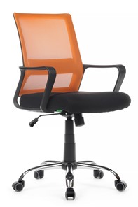 Кресло компьютерное RCH 1029MB, черный/оранжевый в Чите