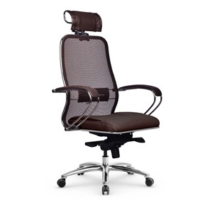 Кресло компьютерное Samurai SL-2.04 MPES Темно-коричневый в Чите