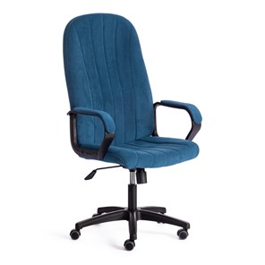 Офисное кресло СН888 LT (22) флок, синий, арт.19393 в Чите