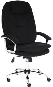 Офисное кресло SOFTY LUX флок, черный, арт.13594 в Чите