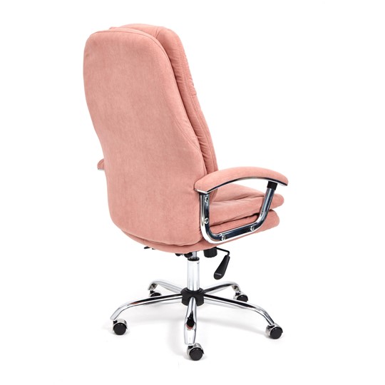 Офисное кресло SOFTY LUX флок, розовый, арт.13952 в Чите - изображение 3