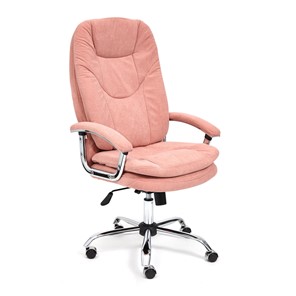 Офисное кресло SOFTY LUX флок, розовый, арт.13952 в Чите